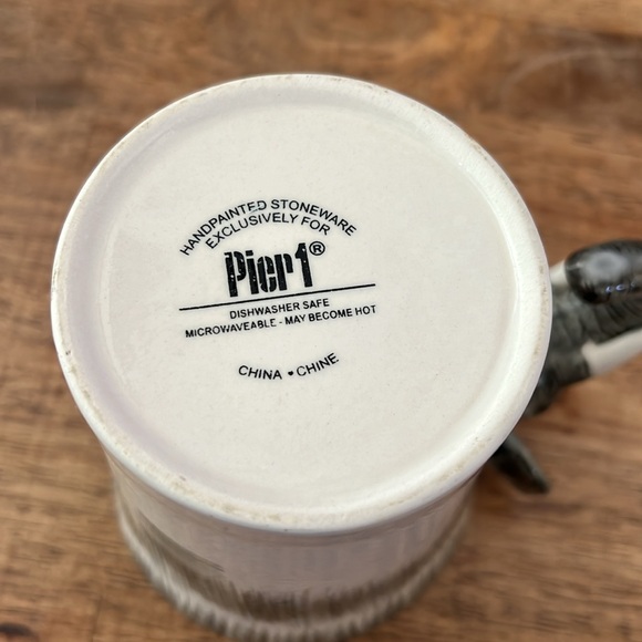 3D Elephant 🐘 handle Pier 1 Coffee Mug - Picture 4 of 5